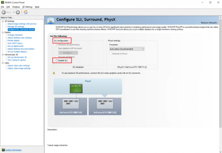 Salida de motor irreal