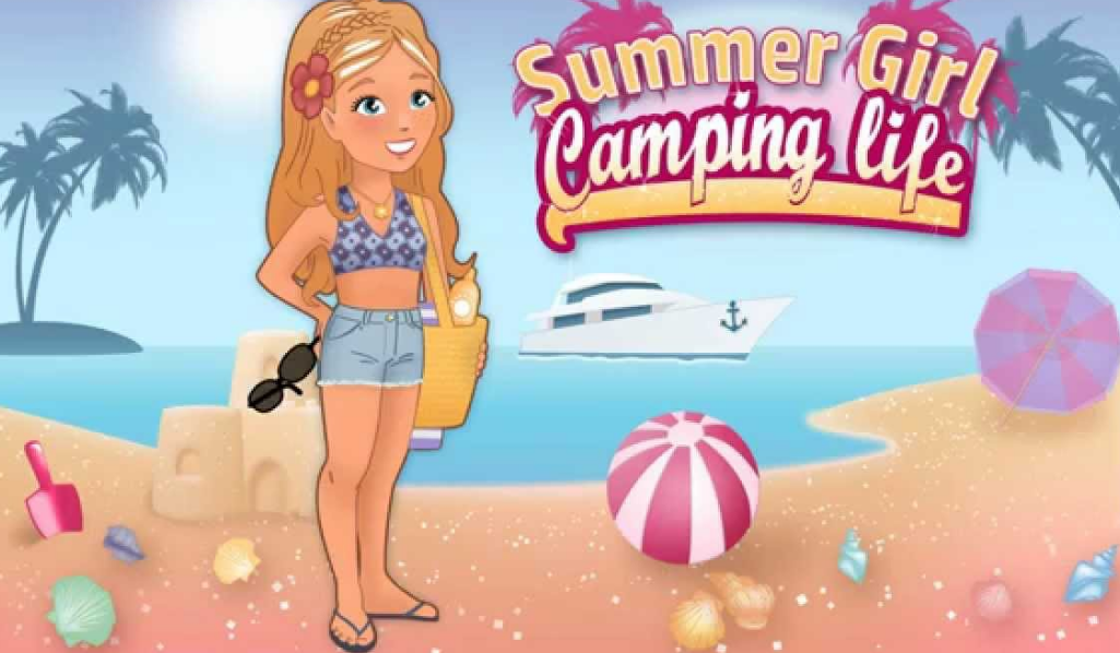 summer girl camping life