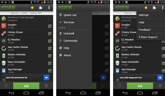  Asesino automático de aplicaciones