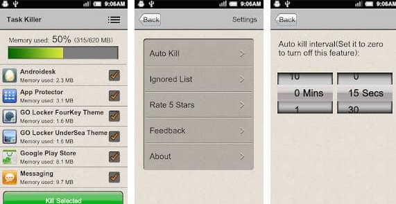  Asesino automático de aplicaciones