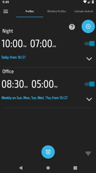 no molestar aplicaciones