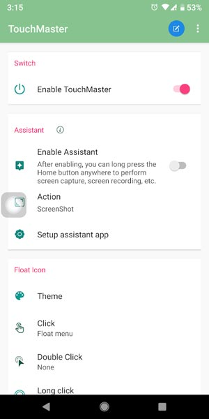 Aplicación Touch-Master