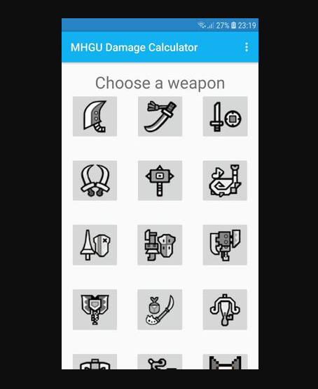 Calculadora de daños MHGU para PC