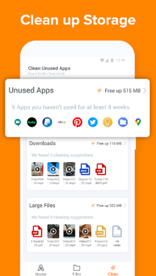 Administrador de archivos ASTRO