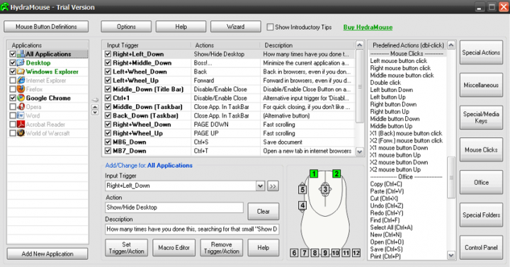 Reasignar botones del mouse