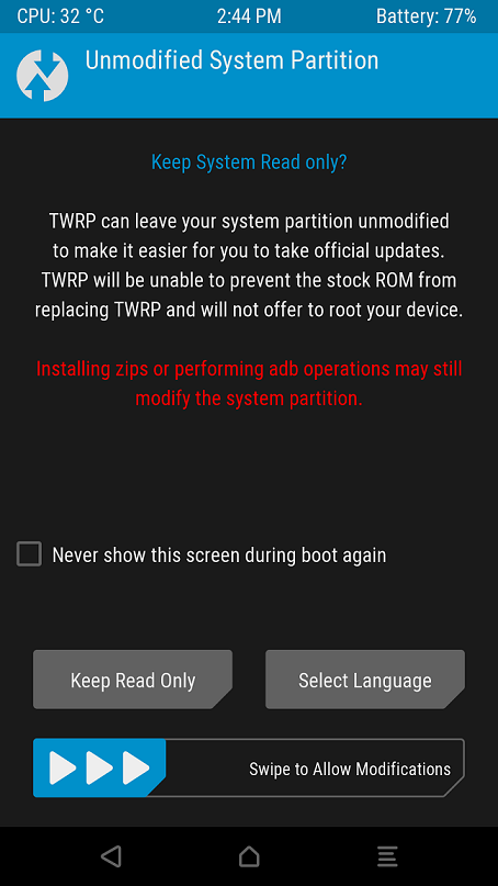 rootear e instalar twrp-on-one-plus-3-twrp-1
