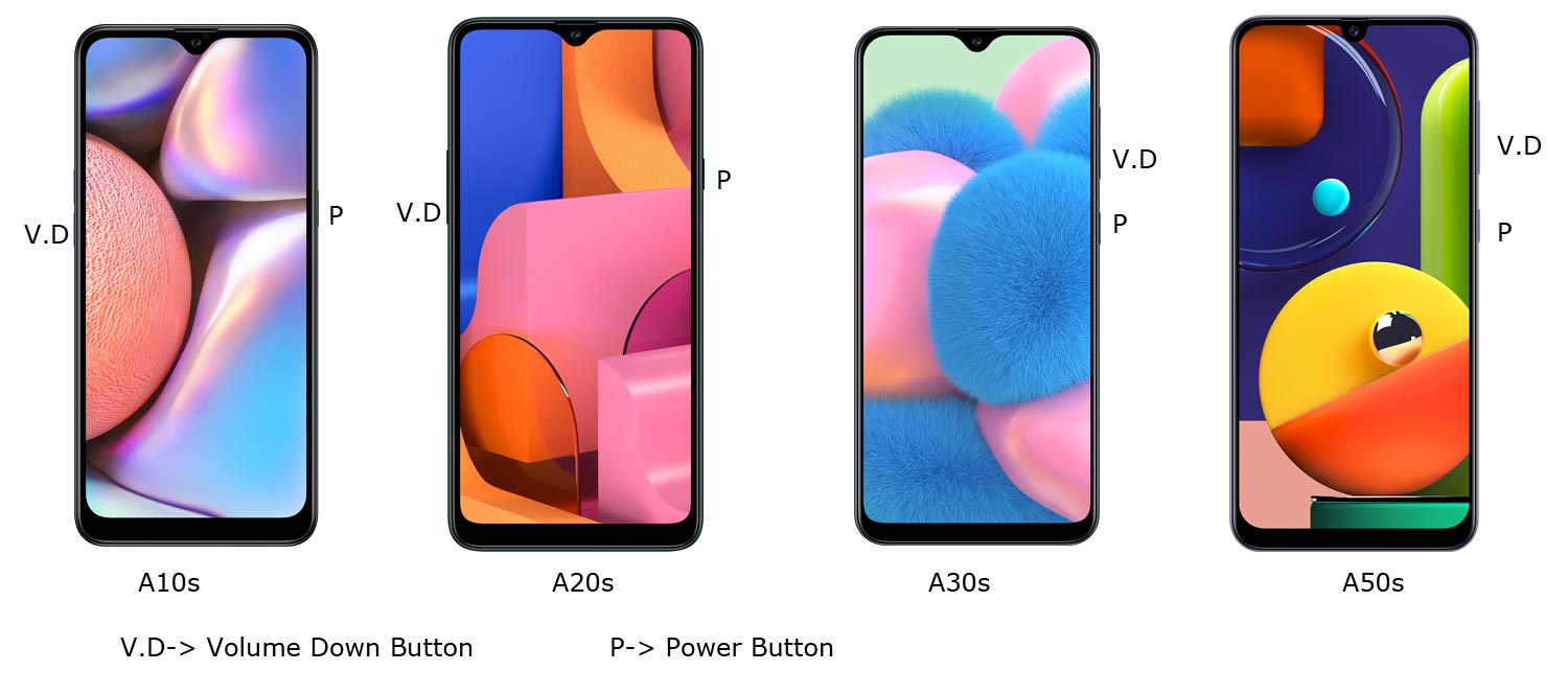 Samsung-A10s-A20s-A30s-A50s-Captura de pantalla-Combinación de teclas