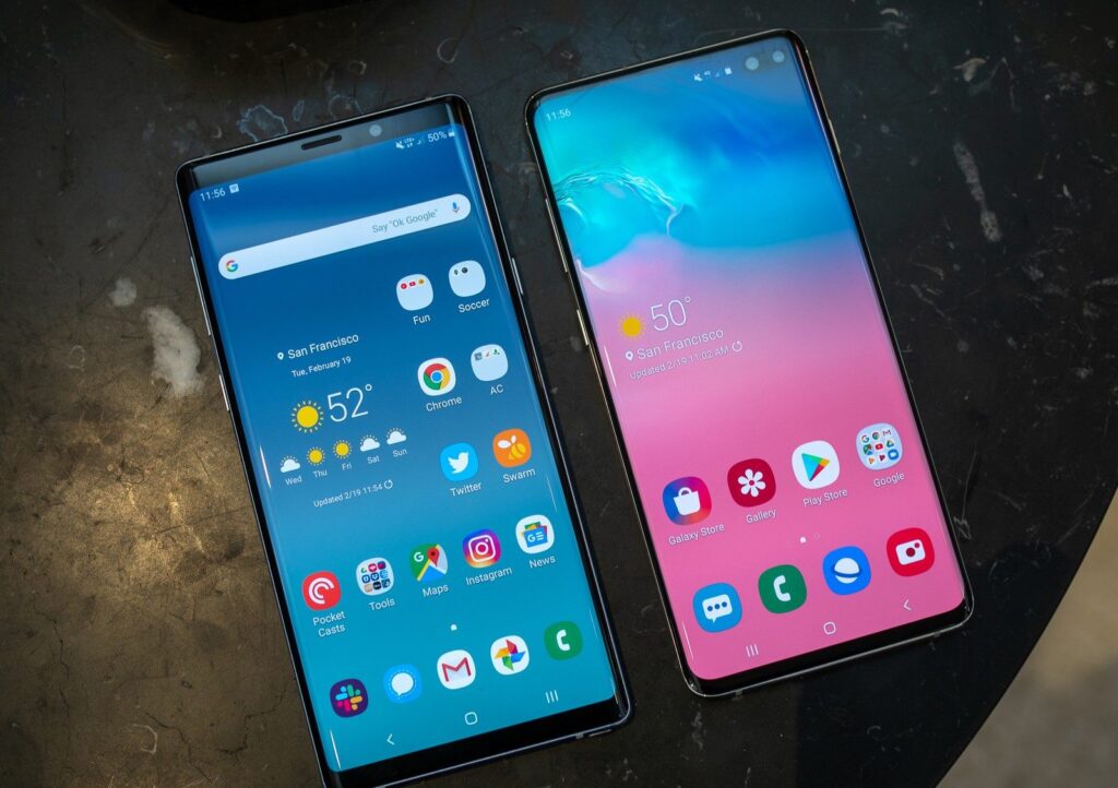 Galaxy Note 9 vs Galaxy S10 Plus