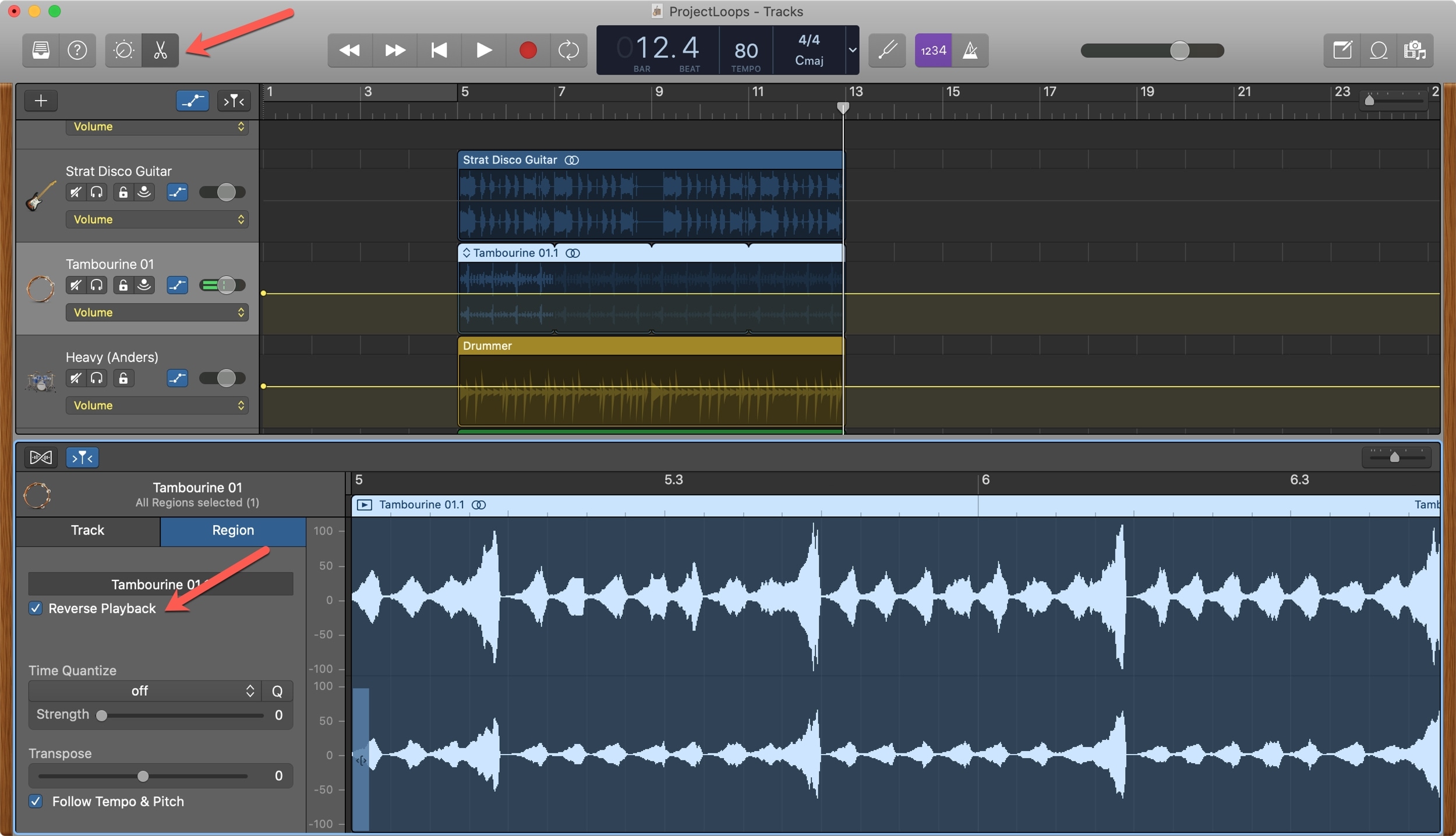 GarageBand en Mac