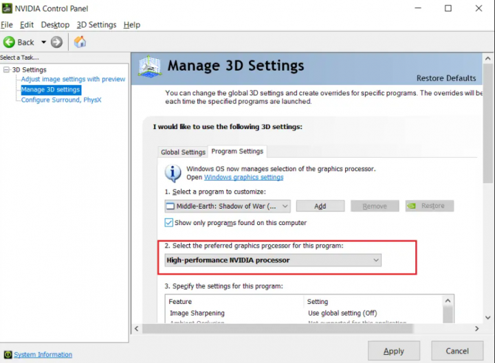 Salida de motor irreal