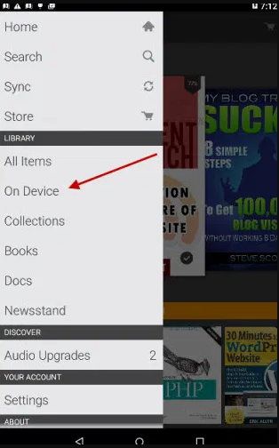 ¿Dónde se almacenan los libros Kindle en Android?