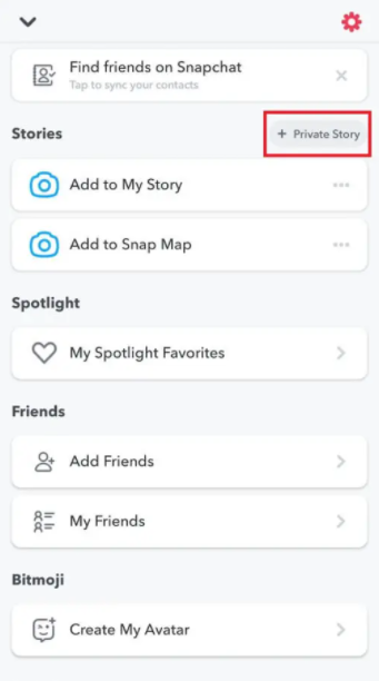 Bloquear la media en Snapchat