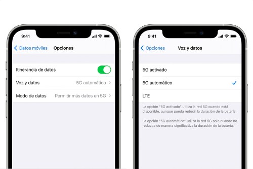 ¿Cómo saber si mi iPhone tiene 5G?