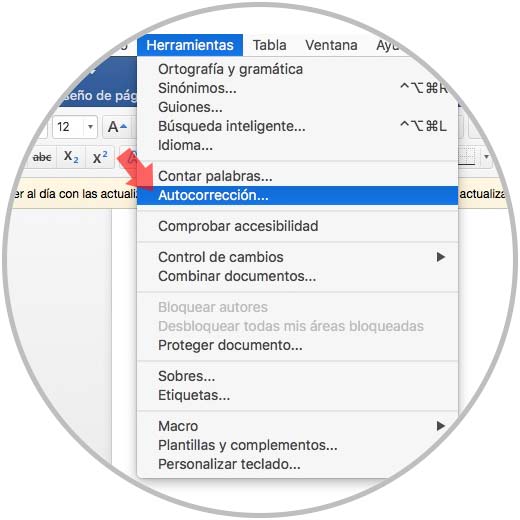 ¿Por qué Word no me corrige la ortografía?