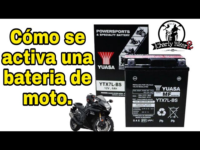 ¿Cuánto tarda en activarse una batería de moto?