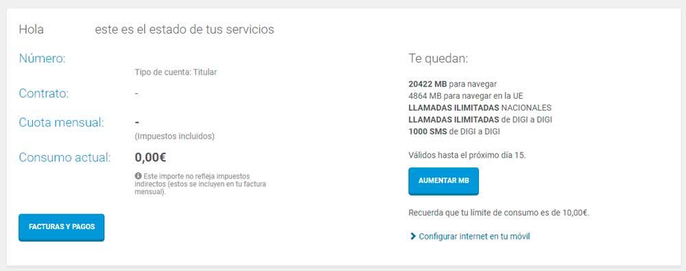 ¿Cómo activar bono Digi 20 €?