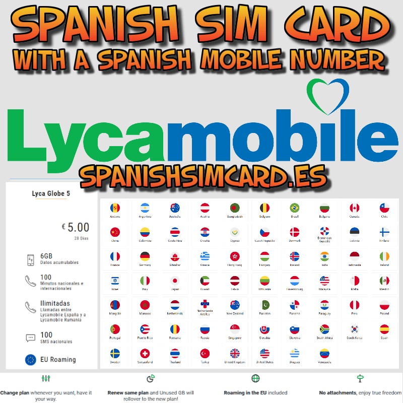 ¿Cómo activar el bono de 5 euros Lycamobile?