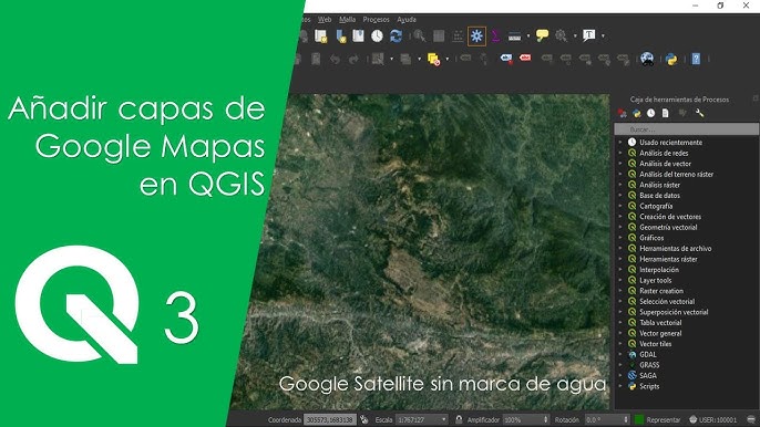 ¿Cómo hacer que aparezca la caja de herramientas en QGIS?