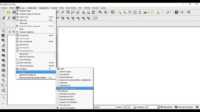 ¿Cómo abrir la ventana de capas en QGIS?