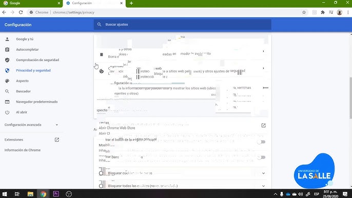 ¿Dónde se habilitan las cookies?