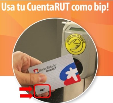 ¿Cómo hacer que la cuenta rut funcione como Bip?