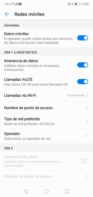 ¿Qué hay que hacer para activar los Datos móviles?