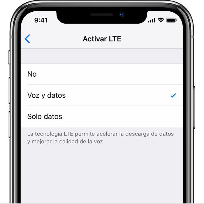 ¿Cómo activar los datos móviles de un iPhone?