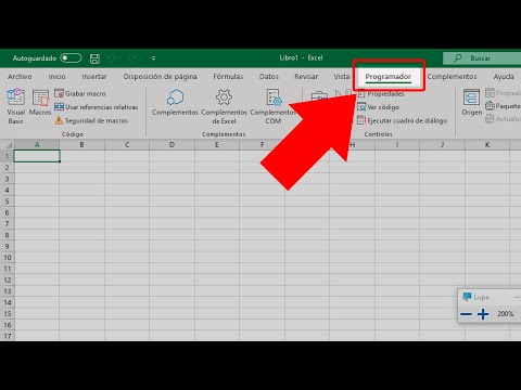 ¿Cómo podemos ver en Excel la pestaña Programador o Desarrollador?