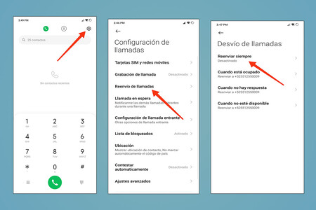 ¿Qué hace el código *# 21?