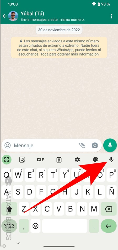 ¿Cómo activar el dictado por voz en el teclado de Google?