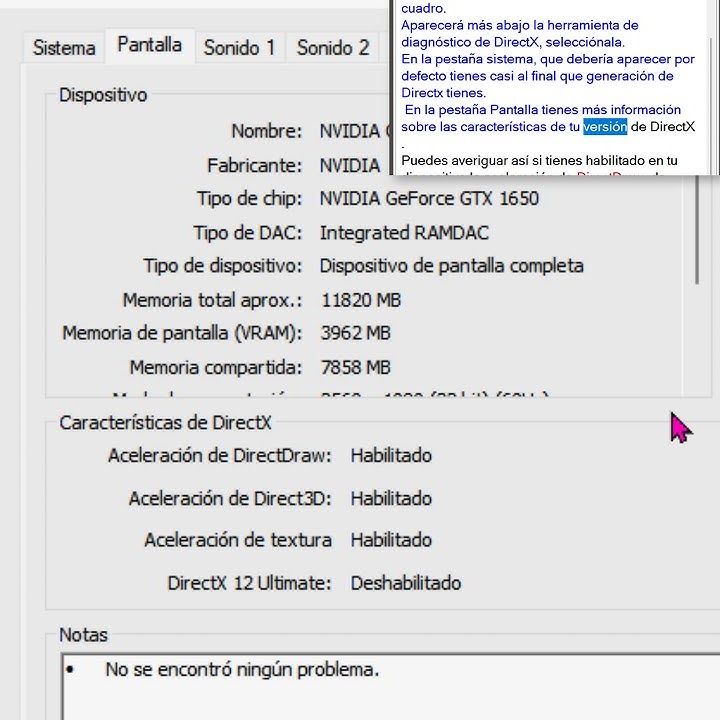 ¿Cómo saber si tengo DirectX 12 Ultimate?