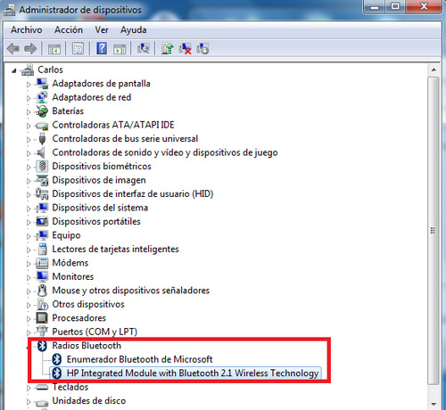 ¿Cómo activar el Bluetooth en una computadora HP?