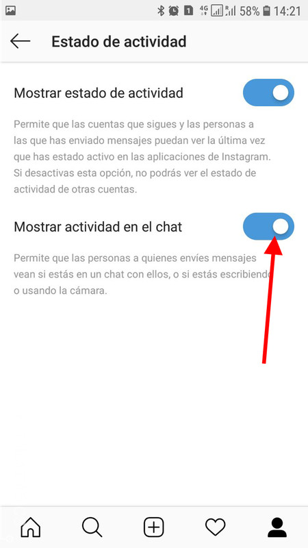 ¿Por qué no me aparece un chat en Instagram?