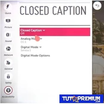 ¿Cómo se activa el closed caption?