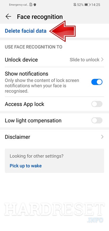 ¿Cómo se activa el desbloqueo facial?