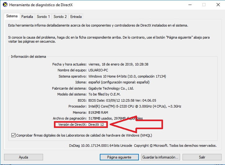 ¿Cómo instalar el DirectX?