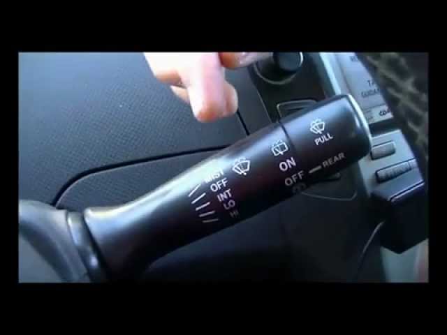 ¿Cuando el interruptor selector del limpia parabrisas se encuentra en lo indica?