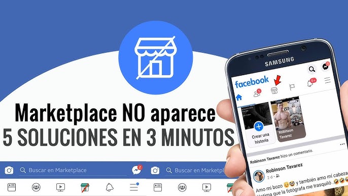 ¿Por qué no me aparece Marketplace en Facebook Iphone?