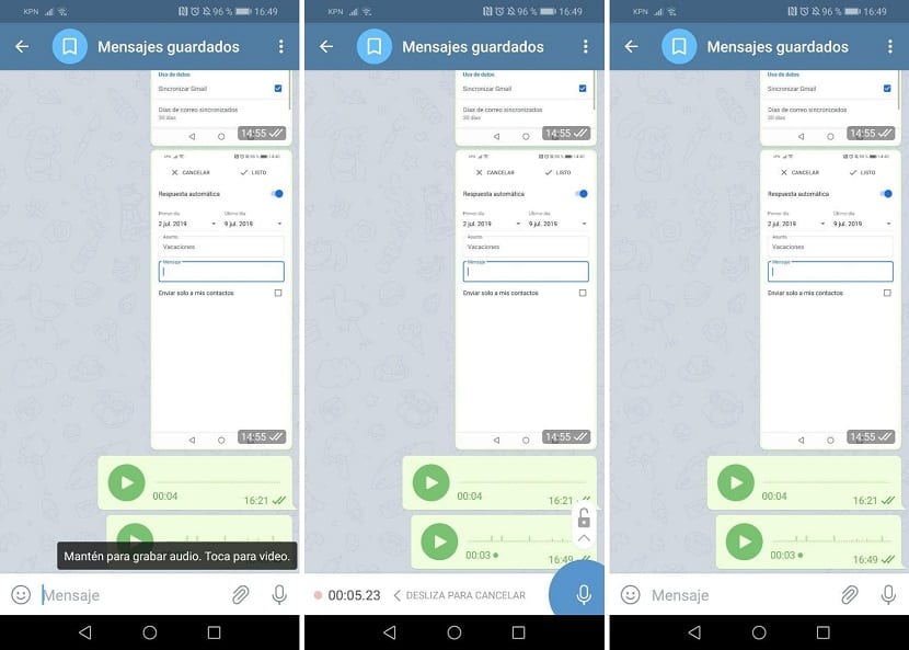 ¿Cómo habilitar el micrófono en Telegram?