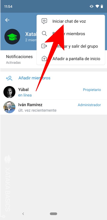 ¿Cómo configurar audio en Telegram?