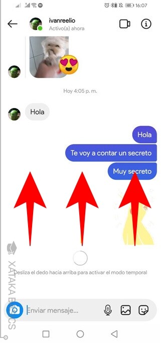 ¿Cuánto duran los mensajes temporales en Instagram?
