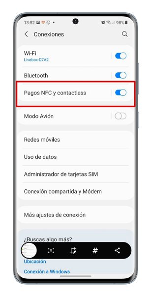 ¿Cómo se activa el NFC?