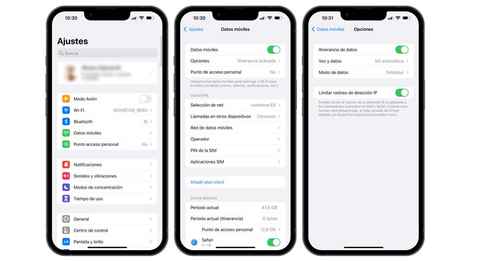 ¿Cómo activar el roaming desde el iPhone?