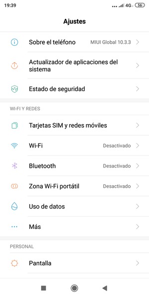 ¿Cómo se activa el roaming en un Xiaomi?