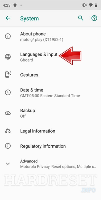 ¿Cómo cambiar el teclado de Whatsapp Motorola?
