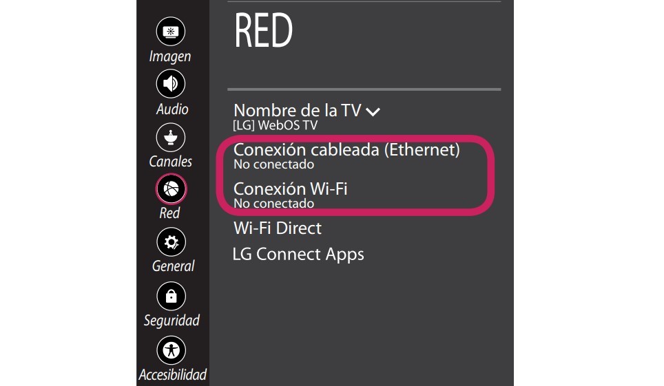 ¿Por qué mi Smart TV LG no se conecta a Internet?