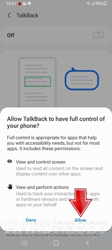 ¿Cómo activar el TalkBack en Android?