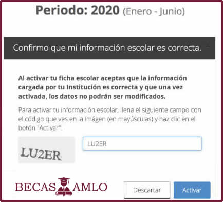 ¿Cómo activar la ficha de becas subes?