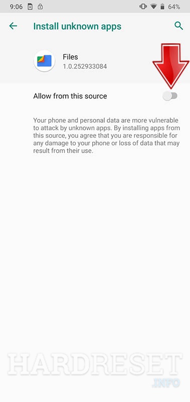 ¿Cómo quitar el bloqueo de aplicaciones de fuentes desconocidas?