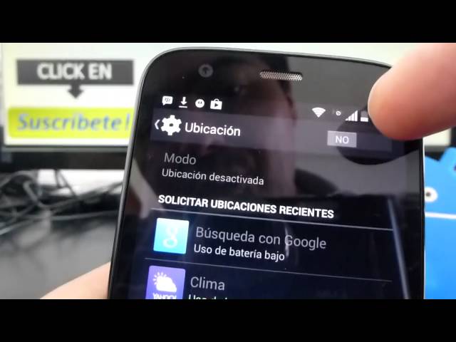 ¿Cómo activar el GPS en un Motorola e5?